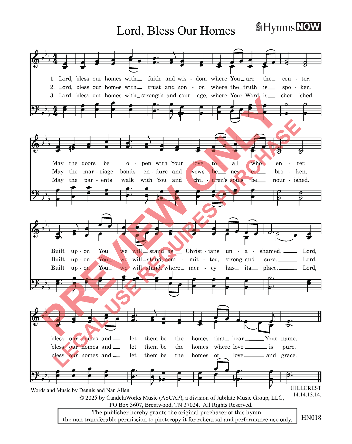 Lord, Bless Our Homes